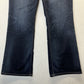 American Eagle Jeans Womens 10 Short Favorite Boyfriend Denim Blue Dark Wash EUC