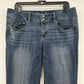 American Eagle Jeans Womens 12 Short Artist Flare Blue Stretch Denim Western