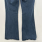 American Eagle Jeans Womens 14 Artist Flare Blue Denim Distress Cowboy Western