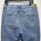 American Eagle Jeans Womens 12 Blue Mom Stretch High Rise Light Denim 90s EUC