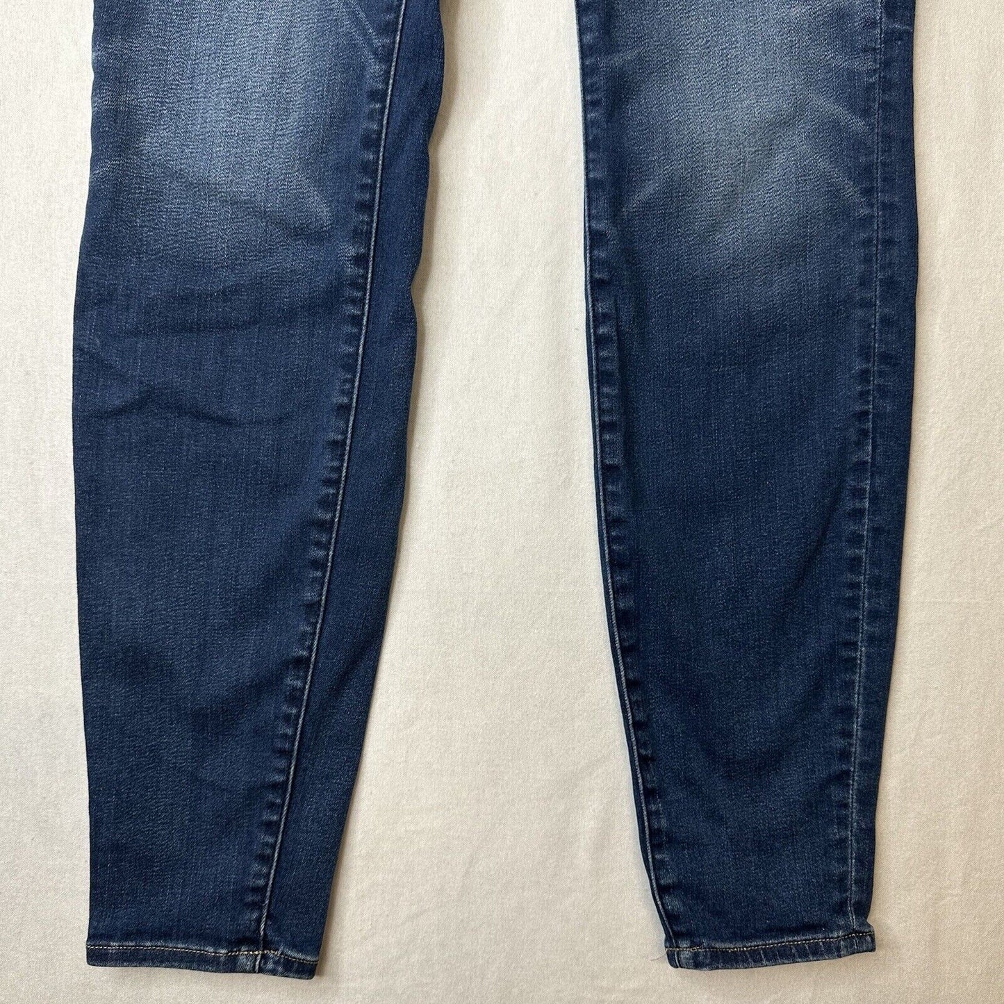 American Eagle Jeans Womens 10 XLong Curvy Hi Rise Jegging Luxe Blue Denim *Spot