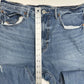 American Eagle Jeans Womens 12 Short 90s Boyfriend High Rise Blue Denim Distress