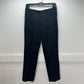 Akris Punto Pants 6 Black Franca Midrise Slim Leg Ankle Pleat Pintuck Career EUC