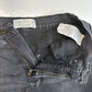 Abercrombie Fitch Shorts Womens 26/2 Faded Black Boyfriend Midrise Denim Fray