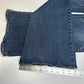 American Eagle Jeans Womens 14 Artist Flare Blue Denim Distress Cowboy Western