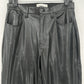 Abercrombie Fitch Pant Womens 30 10 Faux Leather 90s Straight Ultra Hi Rise EUC