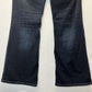 American Eagle Jeans Womens 10 Short Favorite Boyfriend Denim Blue Dark Wash EUC