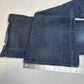 American Eagle Jeans Womens 12 Artist Flare Blue Stretch Denim Distress Western