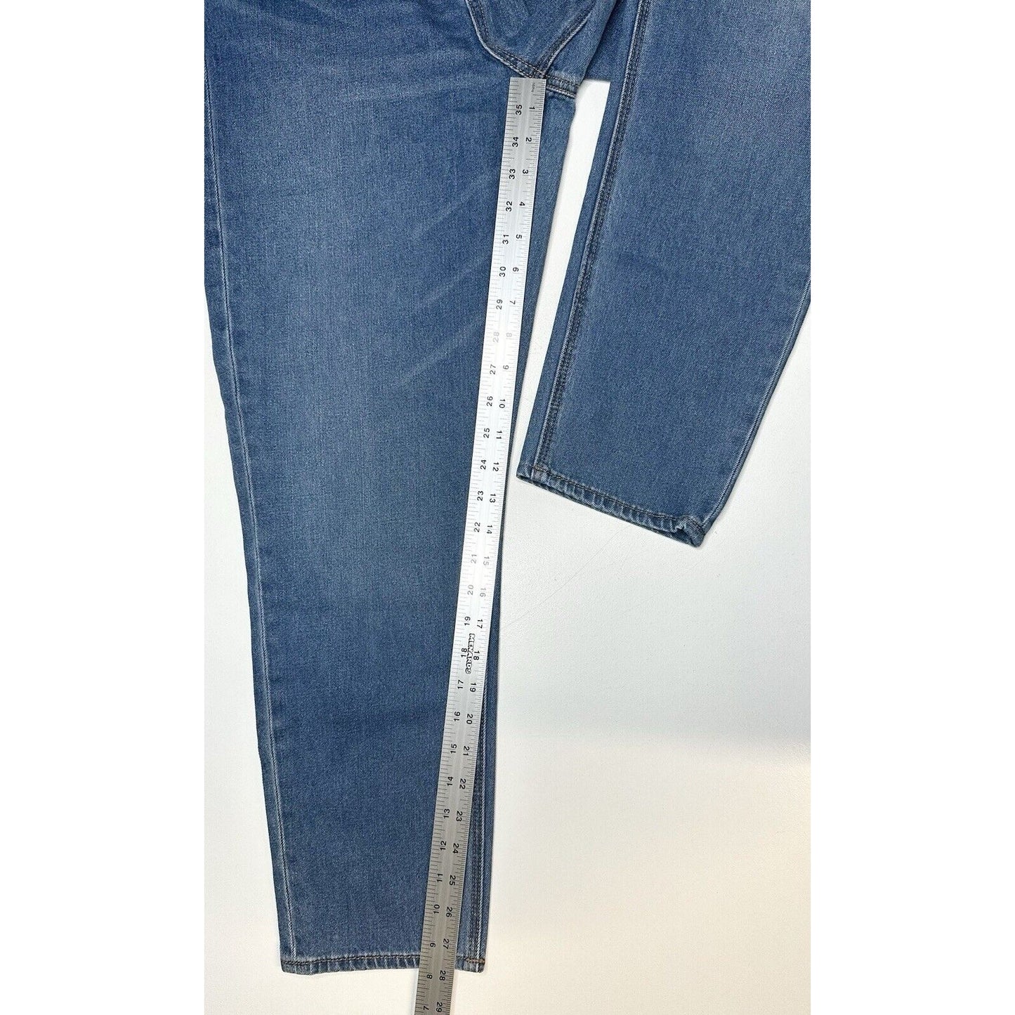 American Eagle Jeans Womens 10 Mom Blue Tapered Denim Medium Wash 90s