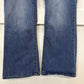 Kancan Jeans Womens 33 Bootcut Blue Stretch Denim Medium Wash Western Cowboy