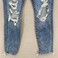 American Eagle Jeans Women 14 Hi Rise Jegging Next Level Denim Distressed Grunge