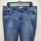 Kancan Jeans Womens 33 Bootcut Blue Stretch Denim Medium Wash Western Cowboy