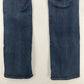 American Eagle Jeans Womens 10 Long Kick Boot Blue Denim Distress Cowboy Western