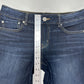 American Eagle Jeans Womens 10 Short Favorite Boyfriend Denim Blue Dark Wash EUC