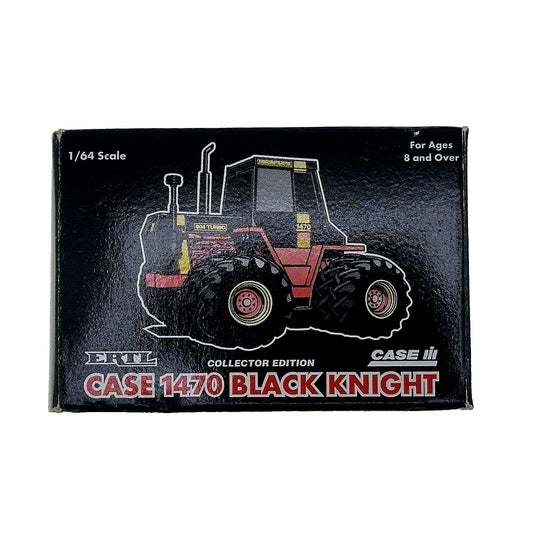 Case 1470 Black Knight 4WD Tractor With Duals By Ertl 1/64 Collector Edition
