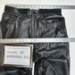 Abercrombie Fitch Pant Womens 30 10 Faux Leather 90s Straight Ultra Hi Rise EUC