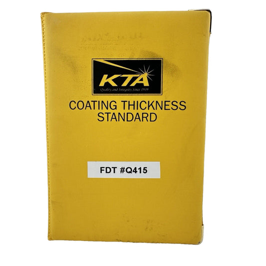 KTA Five Plate Coating Thickness Standard 0, 6, 10, 20 Thou/Mil Model #216683