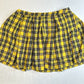 Hot Topic Skirt Womens 1 (XL) Yellow Plaid Pleated Short Clueless Punk Academia