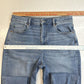 American Eagle Jeans Womens 12 Blue Mom Stretch High Rise Light Denim 90s EUC