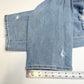 American Eagle Jeans Womens 14 Long Mom High Rise Blue Denim Distressed *Spot