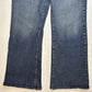 Vintage Piper Flare Jeans Womens 21 (39"Waist) Denim Blue Bootcut Jean Plus Size