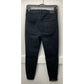 American Eagle Super Hi-Rise Jegging Sz 8 Next Level Stretch Black w/Holes Lace