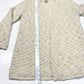 J.Jill Chunky Knit Cardigan Sz Small Beige Wool/Alpaca Blend Open Front Sweater