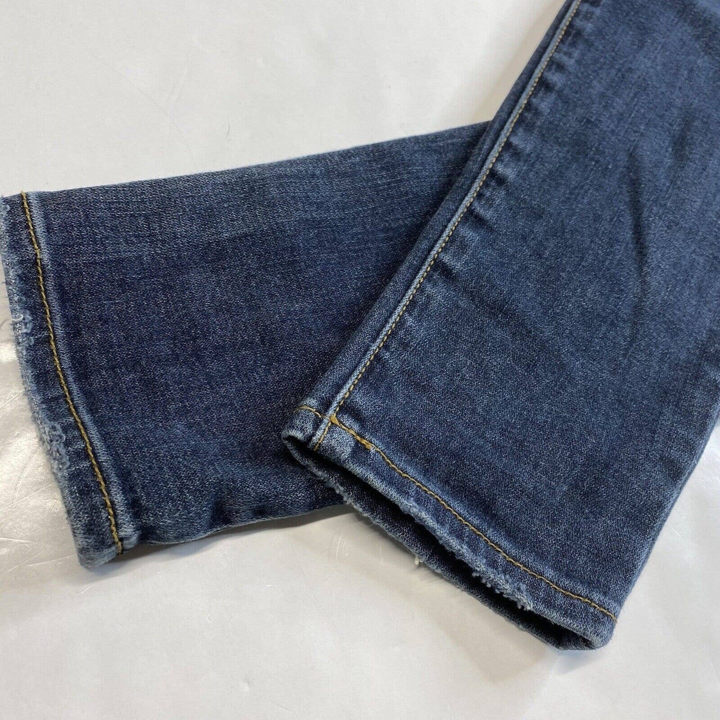 American Eagle Hi-Rise Jegging 6 Reg Super Stretch Denim Jeans Dark Ripped Holes