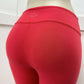 Beyond Yoga Red Leggings Womens XSmall Super Soft Stretchy Active Pants Cut Outs