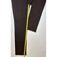 Chicos So Slimming Madison Pant Sz 1 Tall (US 8) Dark Brown Straight Jeans NEW