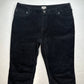 J.Jill Slim Leg Corduroy Jeans Womens 12 Black Midrise Preppy Academia Pant EUC