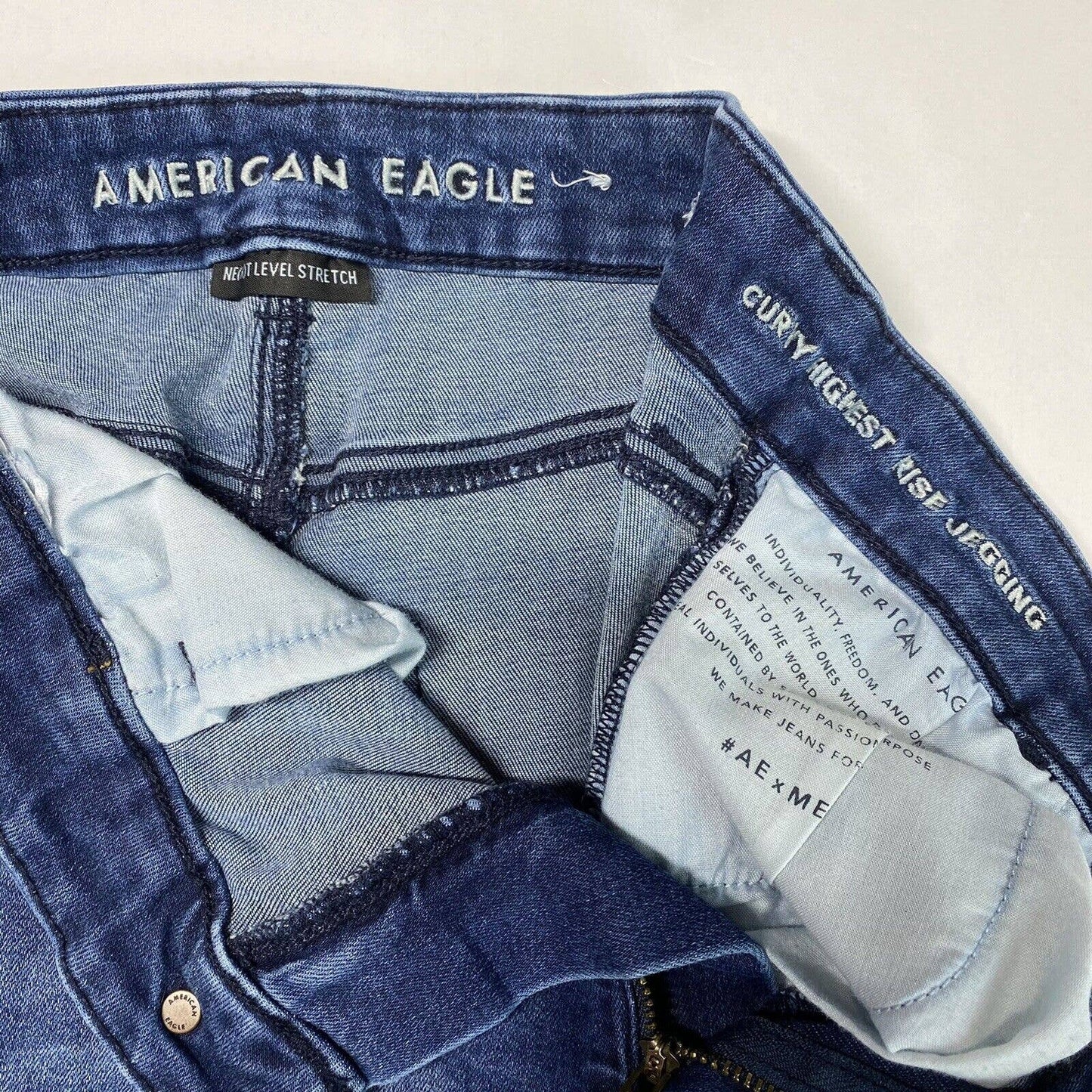 American Eagle Curvy Highest Rise Jegging Next Level Stretch *See Measurements