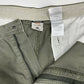 Columbia Cargo Shorts Sz 40 Mens Olive Green Denim 100%Cotton 22”Long