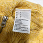 American Eagle Cable Knit Sweater Sz Small Womens Yellow Zippers Long Sleeve Top