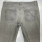 Eileen Fisher Tapered Ankle Sz 12 Midrise Light Gray Denim Jeans Organic Cotton