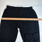 Chicos Travelers Slinky Knit Straight Ankle Pant 3 (US 16) Black Stretch Acetate