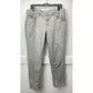 Eileen Fisher Tapered Ankle Sz 12 Midrise Light Gray Denim Jeans Organic Cotton
