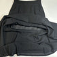 Vintage Liz Claiborne Wool Maxi Skirt 10 (27"Waist) Black Long Peplum Hem Lined