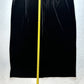 Vintage R&K Evening Velvet Maxi Skirt XL(No Size Tag) Black Back Slit Zipper EUC