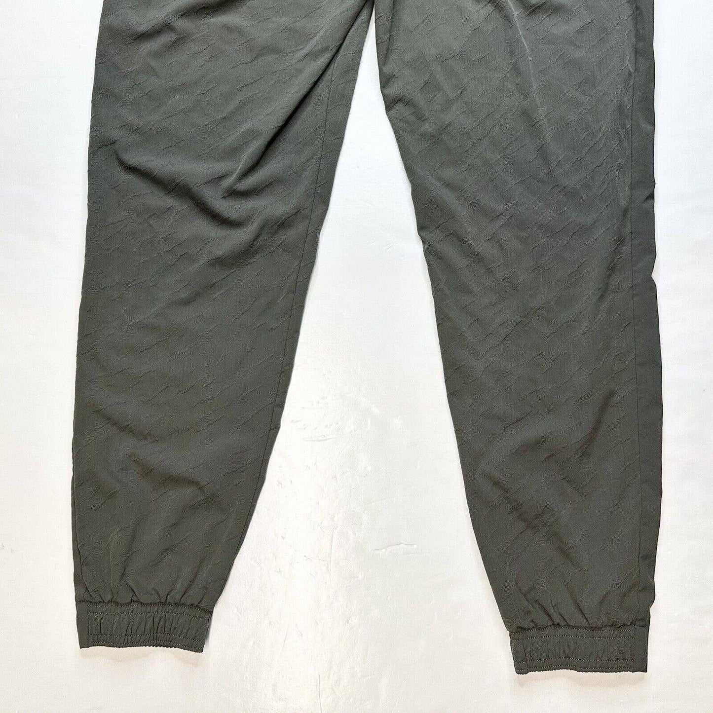 Athleta Brooklyn Textured Jogger Womens 6 Green High Rise Pull On Pants *Flaw