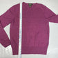 Eddie Bauer Knit Sweater Sz Large Pink Pullover Angora Blend Long Sleeve Top
