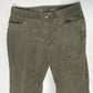 Eddie Bauer Curvy Bootcut Corduroy Jeans Sz 12 Womens Midrise Green/Brown Casual