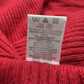 PURE Collection Cashmere Open Front Cardigan 14/16 (Large) Red Longline Sweater