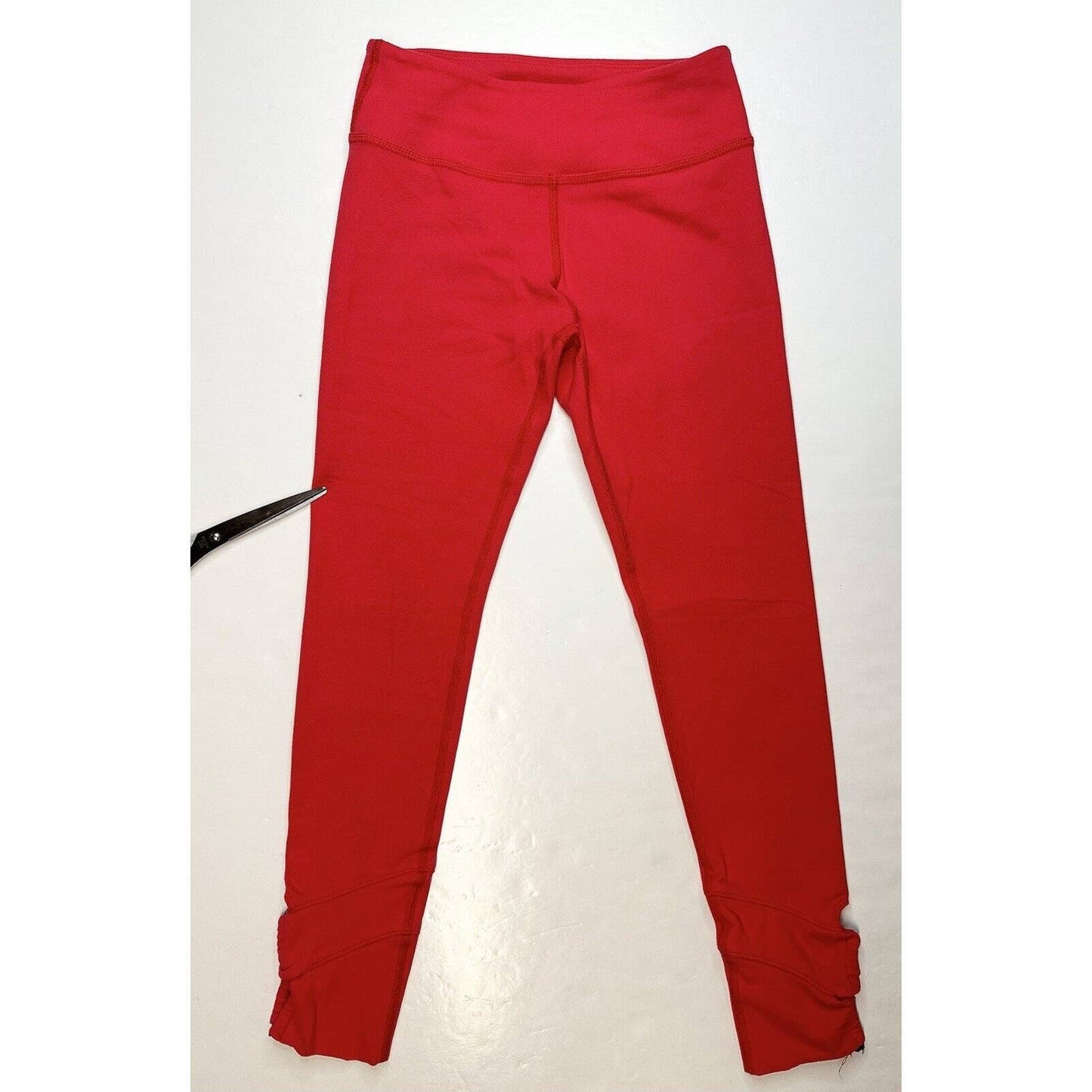 Beyond Yoga Red Leggings Womens XSmall Super Soft Stretchy Active Pants Cut Outs