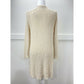 Massimo Dutti Open Knit Cardigan Sz Small Womens Beige Long Sleeve Sweater Italy