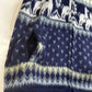 Tejidos Ruminahui Alpaca Hooded Sweater Jacket Sz Small Blue Zip Up Aztec Hoodie