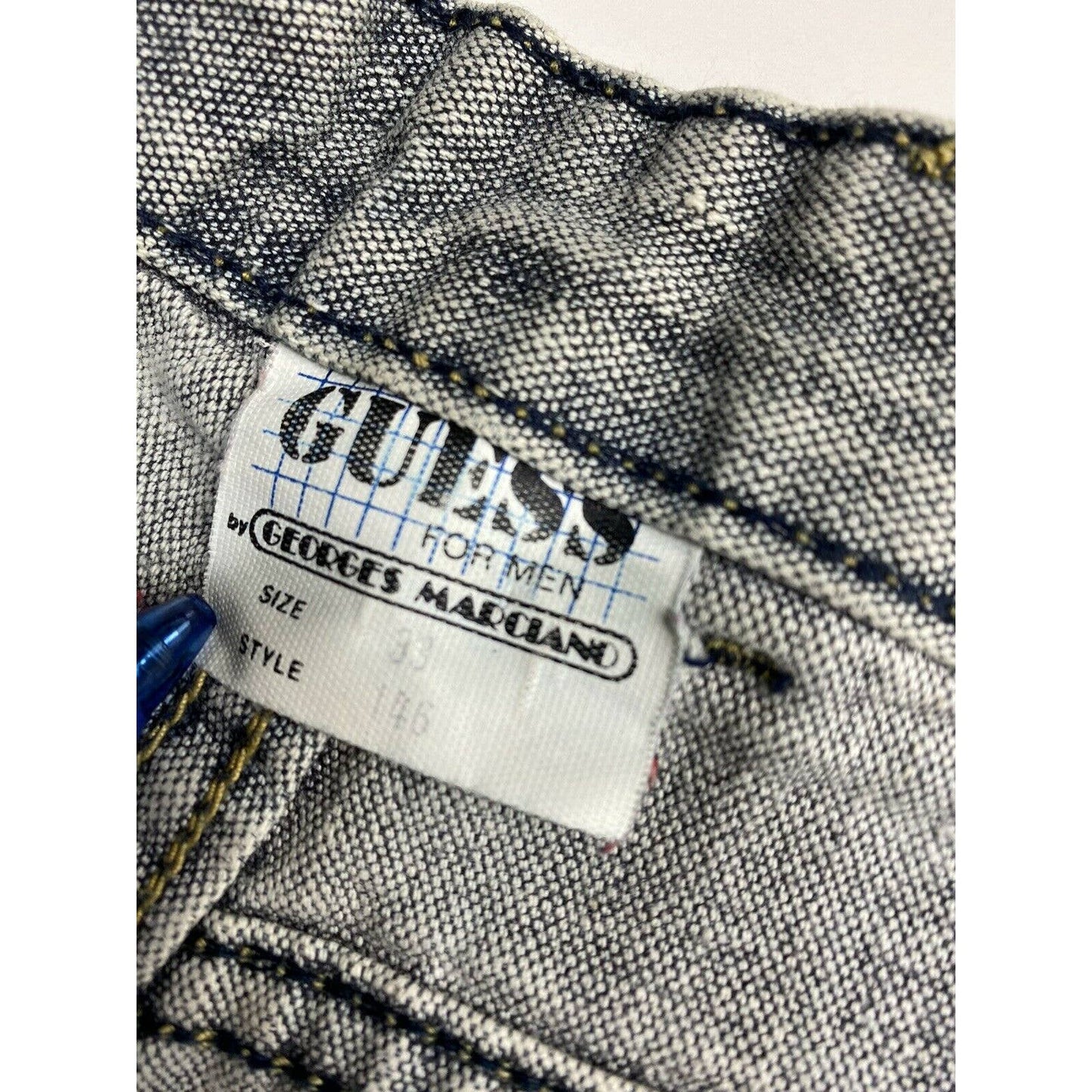 Vintage GUESS Mens Sz 33 Jean Style 146 Made In USA Georges Marciano Acid Wash