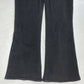 American Eagle Curvy Highest Rise Flare Sz 10 Next Level Stretch Black Denim