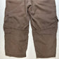 J Jill Cargo Crop Pants Womens 10 Petite Brown Tencell/Lyocell Casual Leisure