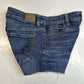 American Eagle Hi-Rise Cut Off Shorts 10 Next Level Stretch Denim Jean Distress